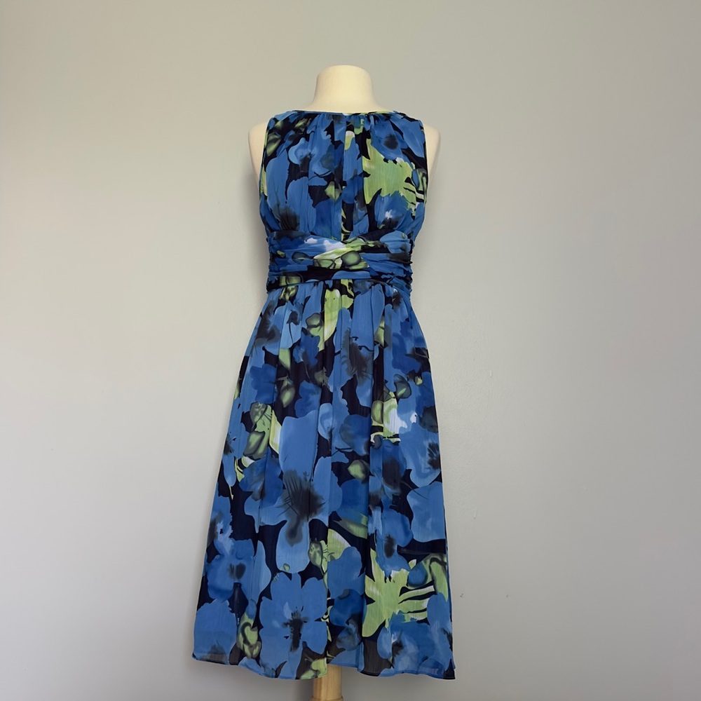Adrianna Papell Floral Sleeveless Dress Size 8